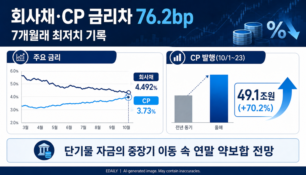 단기 팔고 중장기로…CP 조달수단 매력도 뚝