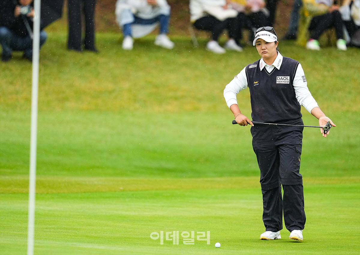 [포토]유해란,버디를 준비한다