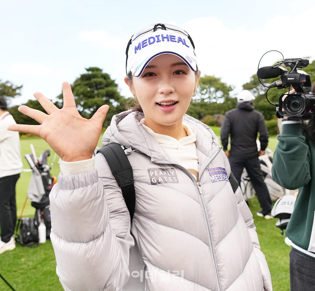 [포토]박현경,JLPGA 대회 공동 6위하고 돌아 왔어요