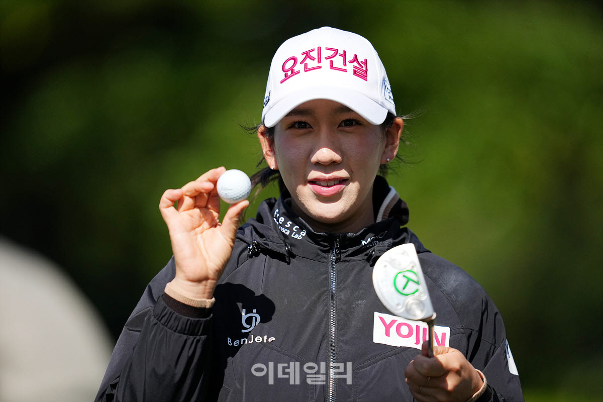 [포토]홍지원,최고의 볼과 퍼터에요