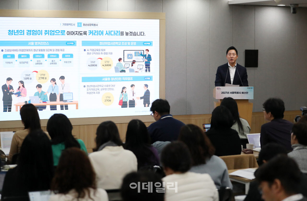 [포토] 서울시 내년 예산 8.3% 증가