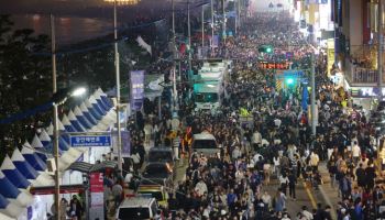 오늘 부산 불꽃축제 100만 인파 몰린다…행안장관, 현장 점검