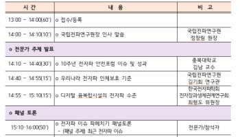 국립전파연구원, 전자파 인체보호 현주소 주제로 포럼 개최