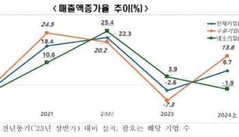 올 상반기 내수기업 매출 코로나 이후 첫 역성장…실적 '외화내빈'