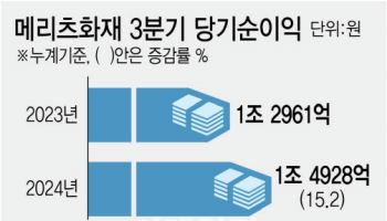 메리츠화재 3Q 사상 최대실적…‘당국 가이드라인’에도 수익·건전성 자신