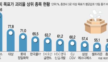 불안한 증시에 저평가株 대안…목표가 괴리율 큰 종목 봤더니