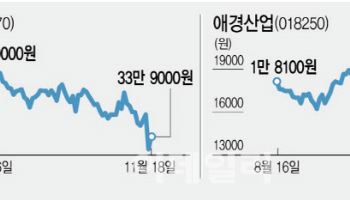 줄어든 中 경기 회복 기대감…국내선 화장품·음식료株 ‘뚝’