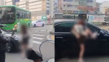 서울 한복판서 '분노 폭발'…벤츠 부수고 욕설한 20대女 입건