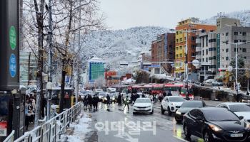 “이렇게 많이 올 줄은”…`폭설 첫눈`에 시민들 출근길 발 동동