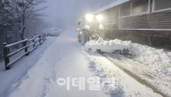 산림청, 대설 대비 산림 다중이용시설 안전관리 강화