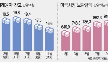 '빚투'도 연중 최저…美증시로 떠나는 개미들