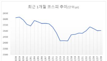 깜짝 금리인하에 2500선 겨우 지켜…외인은 이탈