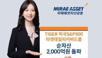 미래운용, ‘TIGER 미국S&P500타겟데일리커버드콜’ 순자산 2000억 돌파