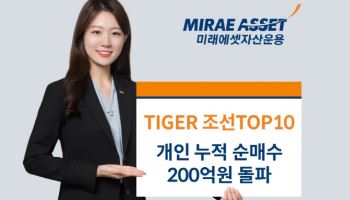 미래운용, ‘TIGER 조선TOP10’ 개인 순매수 200억 돌파