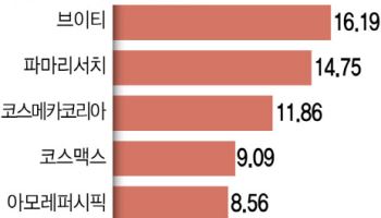 "中 소비 돌아오나"…화장품株, 약세장서 '활짝'