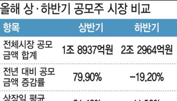 ‘치킨값 벌기’는 옛말…하반기 IPO 절반은 첫날 공모가 하회