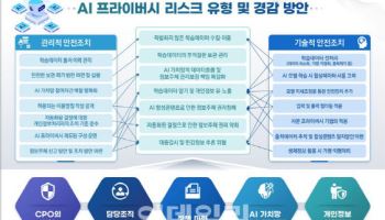 개인정보위, AI 안전 활용법 '프라이버시 리스크 관리 모델' 공개