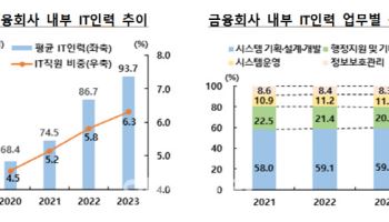 금융회사 IT인력 평균 100명 육박…한해 650억 투자한다