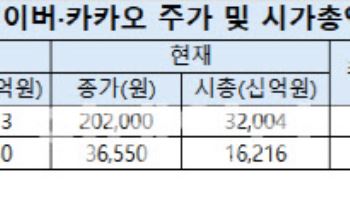 '대표 성장주' 네카오, 반등 언제쯤…금리인하 지연에 '발목'