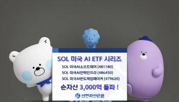 신한운용, ‘SOL 미국AI ETF 시리즈’ 순자산 3천억 돌파