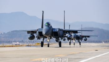 한미 공군, 올해 첫 공대지 실사격 훈련…MK-82 폭탄 20발 투하