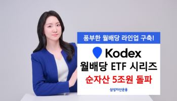 삼성운용, 'KODEX 월배당ETF' 시리즈 순자산 5조 돌파