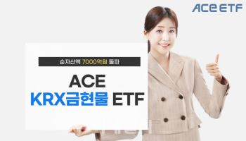 한투운용, ‘ACE KRX금현물 ETF’ 순자산 7천억 돌파