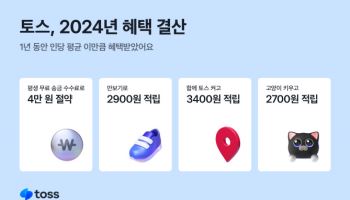 토스, 2024년 혜택은… “1년간 송금 수수료만 4만원 아꼈다”