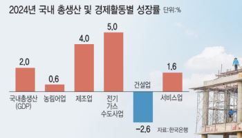 작년 주춤한 韓 GDP 주범 떠오른 건설업…13년 만에 최악