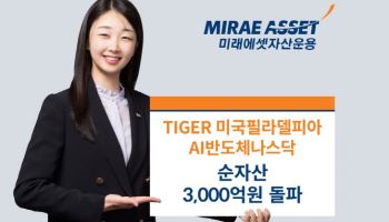 미래운용 ‘TIGER 미국필라델피아AI반도체나스닥’, 순자산 3000억 돌파