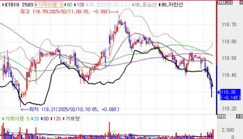 국고채, 美 관세와 파월 의회 발언 주시하며 1bp 내외 등락 마감(종합)