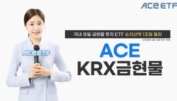 “불확실할땐 금”…한투운용, ‘ACE KRX금현물’ 순자산 1조 돌파