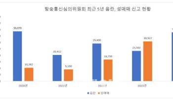 방심위, 성매매 정보 시정요구 4년만에 4배 증가