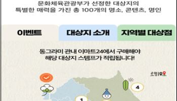 문체부·이마트24 `로컬100 스탬프투어` 지역문화 알린다