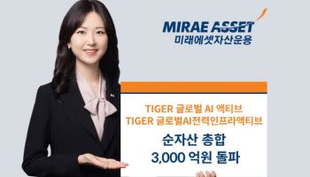 미래운용, ‘TIGER 글로벌AI ETF’ 2종 순자산 3000억 돌파