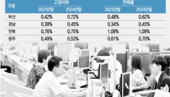 지방 건설사에 대출한 지방銀 연체율 ‘비상’