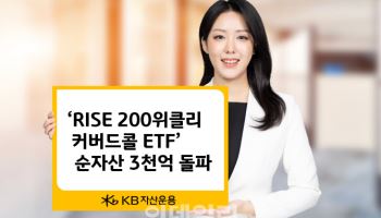 KB운용, ‘RISE 200위클리커버드콜 ETF’ 순자산 3천억 돌파