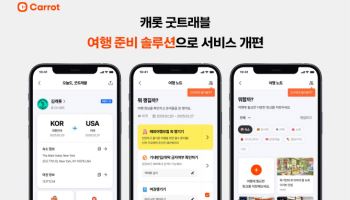 “뭐 챙길까?” 캐롯, 여행준비 솔루션 ‘굿트래블’ 고도화