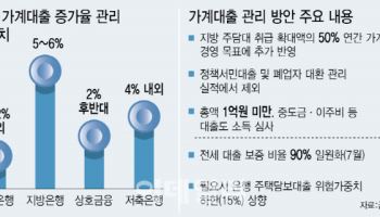 "지방으로 이사갈까?" 가계대출 수도권 조이고 지방푼다