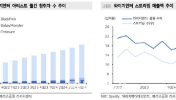 와이지엔터, 수익화 구간 본격화…목표가↑-메리츠