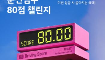 쏘카 "안전운전으로 크레딧 받고 24시간 무료 이용도 하세요"