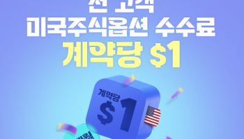 "美주식 옵션 수수료가 1달러"…키움증권, 전 고객 대상 이벤트 진행