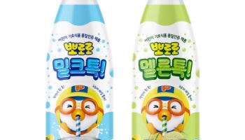 팔도, 어린이 탄산음료 ‘뽀로로 톡’ 2종 출시