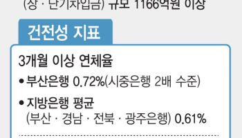 지역거점 기업 회생 신청에 부산銀 ‘비상’