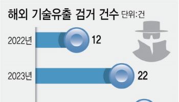 지난해 해외 기술유출 역대 최다…"중국·반도체 가장 많았다"(종합)