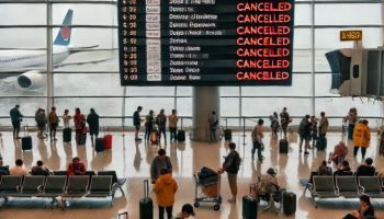 제주 강풍에 항공기 31편 결항… 착륙 못하고 회항도