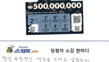 복권 1등 당첨에…"대출금 갚을 수 있겠다" 안도의 한숨