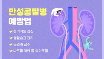 "조기 발견 어려운 만성콩팥병, 고령자라면 정기검진 중요"