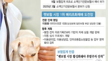 "블루오션 펫보험 잡아라"…업계 경쟁 본격화
