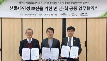 "민간기업 최초" 현대百, 울릉도·독도 종자보존 지원